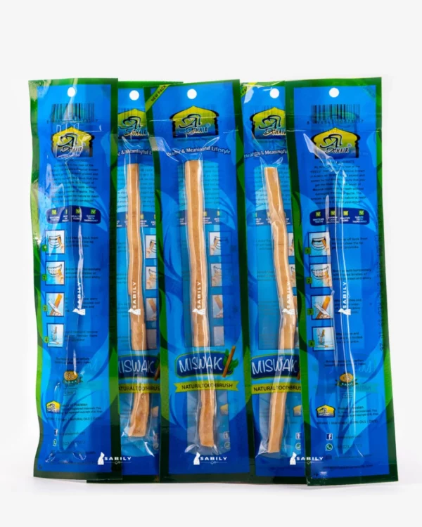 pack-de-5-siwak-naturels-al-khair Lot de 5 Siwak Al Khair dans leurs emballages